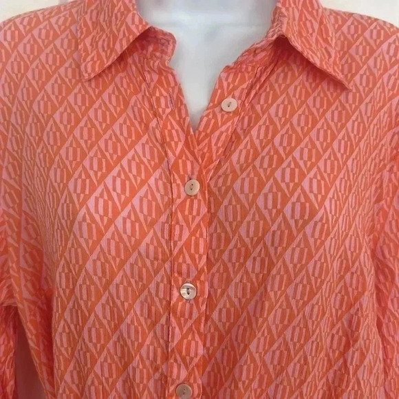 Free People Rillo Shirt Dress Wrap Skirt Bottom - Long Sleeve - Picture 4 of 13